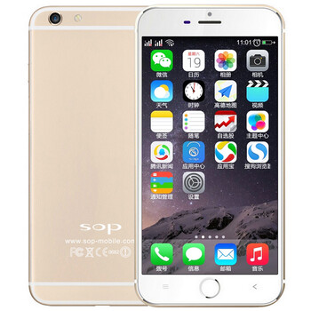 
                                        赛博宇华(SOP)M6 睿变  移动4G 手机  双卡双待 经典版 土豪金                