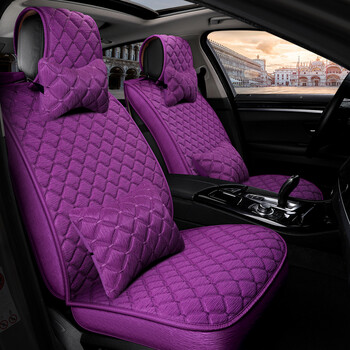 新款亚麻汽车坐垫2018款宝马x1x3系x5系730li320li奥迪q5a6l四季a4l