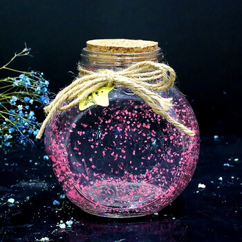 七夕送女生礼物荧光星空瓶玻璃瓶漂流瓶幸运星瓶星星瓶发光瓶生日礼物