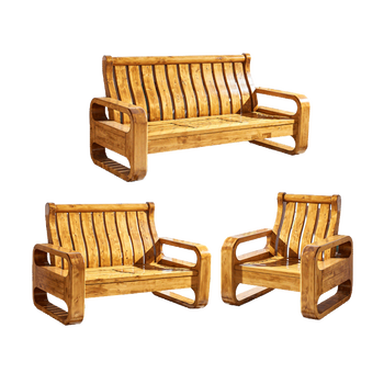 限时七折组合沙发香柏木凉椅大气中式家具 全实木凉板沙发 三人