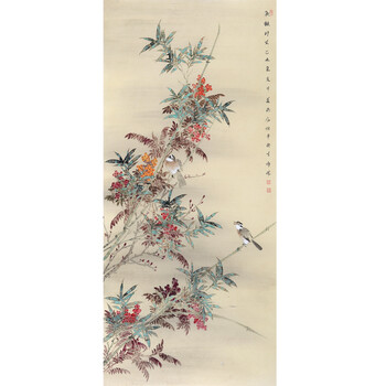 拍卖已结束06徐松龄《骏马》台湾著名画家拍卖已结束06张振国