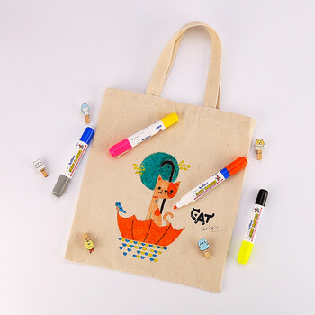 【全网低价】旗牌(Shachihata)DIY纺织颜料衣服布料手绘涂鸦绘画T恤笔 双头 2.0-5.0mm 淡紫/黄 EKT-25TT美术写生 【全网低价】旗牌(Shachihata)DIY纺织颜料衣服布料手绘涂鸦绘画T恤笔 双头 2.0-5.0mm 淡紫/黄 EKT-25TT美术写生