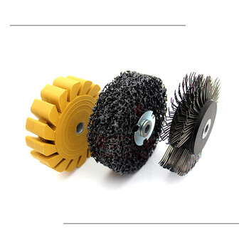 气动除胶除锈机 钢丝刷套装 金属表面清除工具 汽车漆面修复 套装