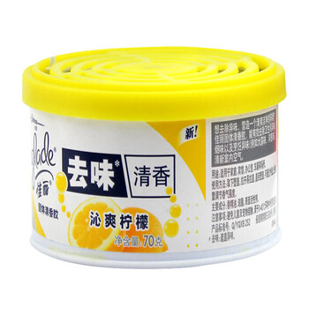 佳丽 固体清香胶 70g 柠檬香 空气清新 芳香剂 去除异味 室内 