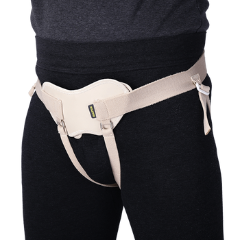 疝气带腹股沟小肠气男女中老年理疗型固定加压防 疝气带 均码