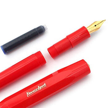 【新春礼物】Kaweco 德国卡维克  德国进口 Classic系列 钢笔 经典复古运动系列 练字书法学生礼盒装红色 EF