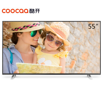 酷开(coocaa)K55J 55英寸全高清智能网络液晶平板电视 酷开系统 WiFi(黑色)