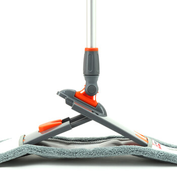 伊司达平板拖把45cm铝合金杆1.29cm共2布家用平地拖吸水可夹布拖布墩布 伊司达平板拖把45cm铝合金杆1.29cm共2布家用平地拖吸水可夹布拖布墩布