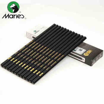 【全网低价】马利(Marie's)6B专业级绘画铅笔12支装 素描绘画绘图考试六角木杆炭笔铅笔 学生初学者考试画画专用C7403美术写生 【全网低价】马利(Marie's)6B专业级绘画铅笔12支装 素描绘画绘图考试六角木杆炭笔铅笔 学生初学者考试画画专用C7403美术写生