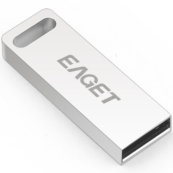 忆捷（EAGET） U60-64G USB3.0高速U盘 全金属高端防水防尘防静电银色