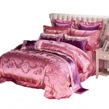 房样板间欧式法式婚庆床品床上用品四六十件套 新贵妃醉酒-豪华十件套