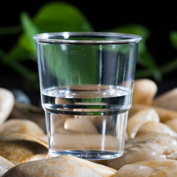 一次性航空杯硬质水杯透明杯子150ml塑料杯待杯加厚100只装 150ml透明