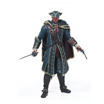 信条4黑旗爱德华康纳6寸可动人偶公仔动漫摆件康纳-莫霍克a 海尔森