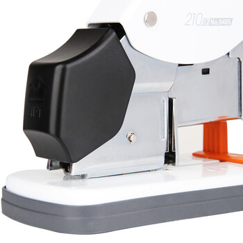 得力(deli)210页带滑动标尺重型大订书机/订书器 大号加厚重型订书机 适配23/6~23/23订书钉 白色