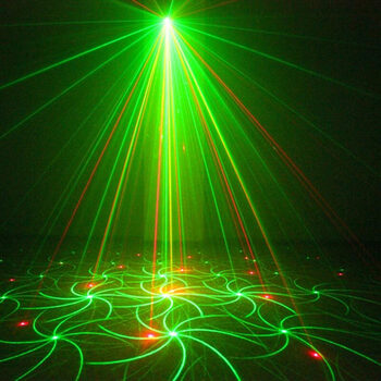 声控酒吧ktv家用镭射灯 大功率 3孔48合一激光带遥控灯