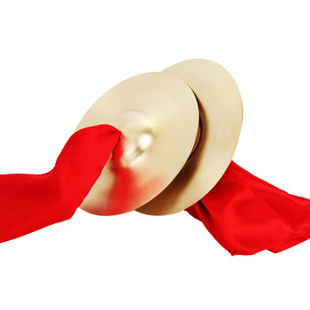 炎黄(yanhuang) 打击乐器纯铜响铜镲小镲京镲京钹三句半锣鼓道具玩具