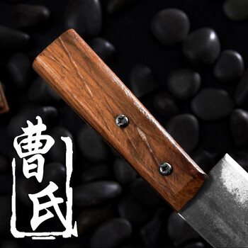 曹家刀 剥皮刀剔骨刀杀猪尖刀水果刀 手工锻打夹钢刀具