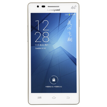 酷派 8720L 移动4G手机（4G ROM） 陶瓷白