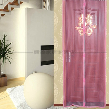 门帘 夏季家用 门纱窗帘 卧室 紫罗兰【图片 价格 品牌 报价】-京东