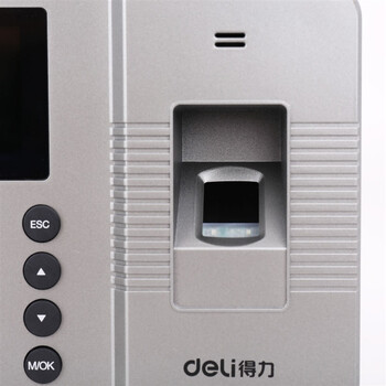 
                                                                                得力（deli）智能指纹考勤机 免软件打卡机 自动生成报表33113                