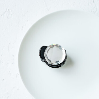 夹子刘海小抓夹发饰小号简约水钻发夹韩版头饰百搭优雅发卡 闪闪镜面