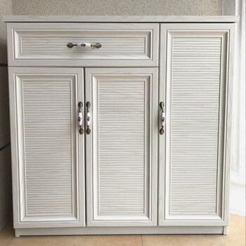 欧式全铝合金鞋柜 简约现代多功能门厅柜 简易阳台储物组装柜 全铝整