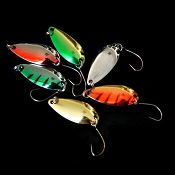 3g马口亮片路亚单钩亮片亮片钓鱼亮片翘嘴白条专杀 金绿色