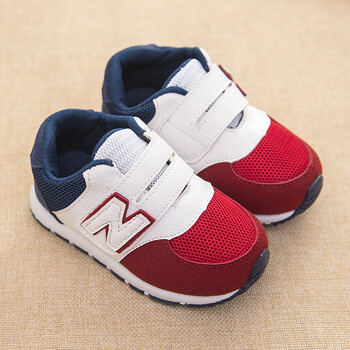 运动鞋儿童鞋子男0-1-2-3岁春秋季幼童婴儿软底防滑学步鞋 7003红头