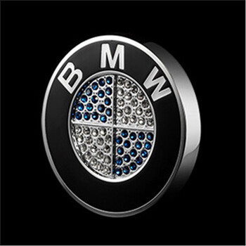 新3系320li 5系525li x1 x3 x5 x6内饰改装贴 中控bmw标款大号银色