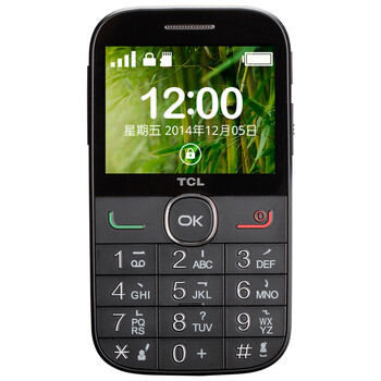 
                                        TCL 121  移动联通2G老人手机   双卡双待 黑色                