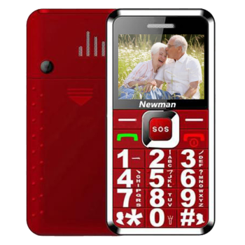 
                                        纽曼（Newman） L66 移动2G 老人手机 红色                