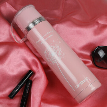 水具酒具 保温杯 格亚(geya) 格亚保温杯304不锈钢真空杯保温杯 男