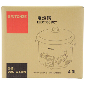
                                        天际(TONZE)DDG-W340N电炖锅煲汤锅4L                