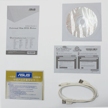 华硕8倍速 USB2.0 外置DVD刻录机 移动光驱 白色(兼容苹果系统/SDRW-08D2S-U) 华硕8倍速 USB2.0 外置DVD刻录机 移动光驱 白色(兼容苹果系统/SDRW-08D2S-U)