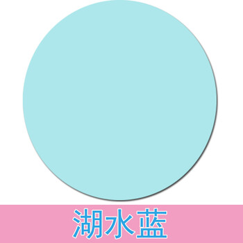 乳胶漆内墙白色无甲醛墙面漆彩色室内涂料家用油漆翻新自刷墙 湖水蓝