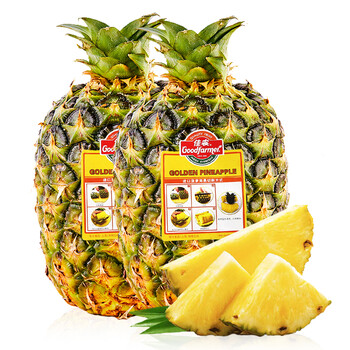 菲律宾凤梨进口无眼金菠萝单果1.