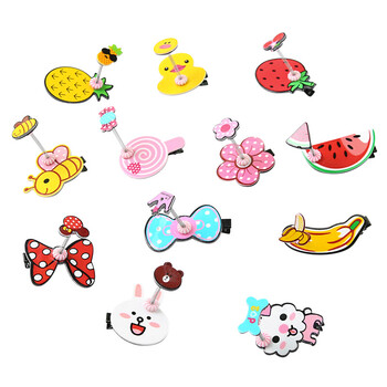 韩国儿童发夹边夹卡通女童弹簧夹公主可爱宝宝头饰小卡子批发发饰 4