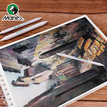 马利(Marie's)纸擦笔6支装 素描纸笔套装擦笔绘画专用纸笔涂抹笔 学生美院刻画细节与暗部笔TMC6823 速写 马克笔绘画 马利(Marie's)纸擦笔6支装 素描纸笔套装擦笔绘画专用纸笔涂抹笔 学生美院刻画细节与暗部笔TMC6823 速写 马克笔绘画