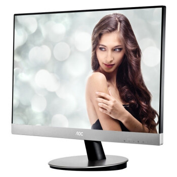 
                                        AOC I2769V 27英寸LED背光窄边框IPS广视角液晶显示器（银黑色）                