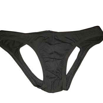 夜火(nightfire) 性感诱惑男士情趣内衣情趣内裤弹力均码 黑色后空款