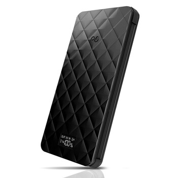 
                                        爱沃可（iWALK）10000毫安移动电源/充电宝 便携自带iPhone/安卓线 黑色 适用于苹果/三星/vivo/华为手机                