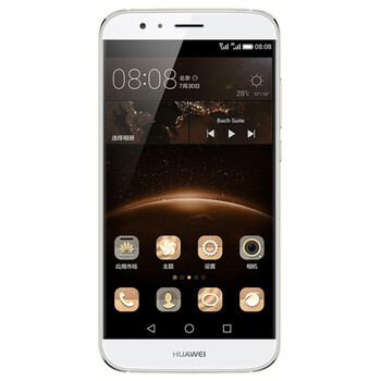 
                                        华为 G7Plus 4G 双卡双待手机 香槟银 移动4G(2G RAM+16G ROM)标配                
