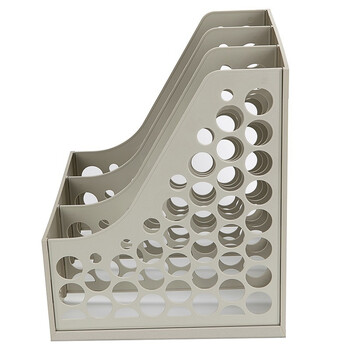 齐心(COMIX) B2173 三格 灰色 超省钱资料架 (计价单位：个) 灰色