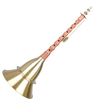 唢呐乐器大号 唢呐铝杆唢呐中号大号红白喜事 黄铜紫檀不定调吹奏乐器