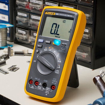 福禄克（FLUKE）18B+数字万用表 掌上型多用表自动量程发光LED测试仪器仪表