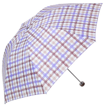 
                                        
                                                            天堂伞 三折雨伞晴雨伞男女商务伞57cm*7骨 339格子深藏青                