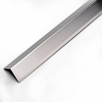 不锈钢墙角保护条 护角条护墙角免打孔撞收边条 拉丝银 宽3.6cm 1m