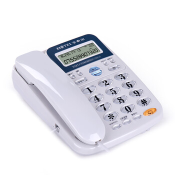 宝泰尔电话机座机 固定电话 办公家用 免提通话/支持电话交换机 固话机 酒店商务 T121 免提版灰色