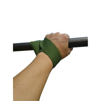 单杠大回环保护套防脱保护带绑带运动护具肩部康复辅助帆布材质 军