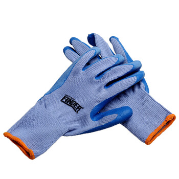 绝缘手套薄款220v电工耐磨低压工作橡胶维修五金手工舒适 蓝手套(防护